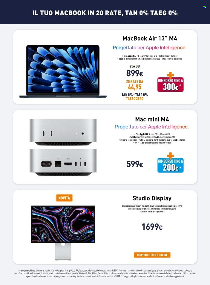 Volantino Unieuro - 20/3/2026 - 27/3/2026. Pagina 4