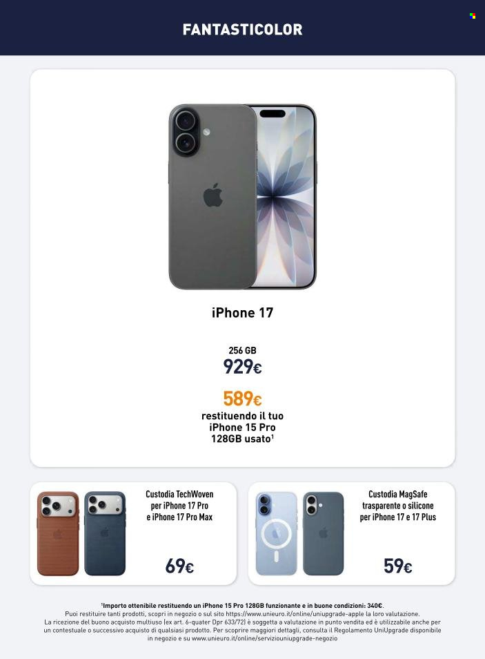 Volantino Unieuro - 20/3/2026 - 27/3/2026. Pagina 9