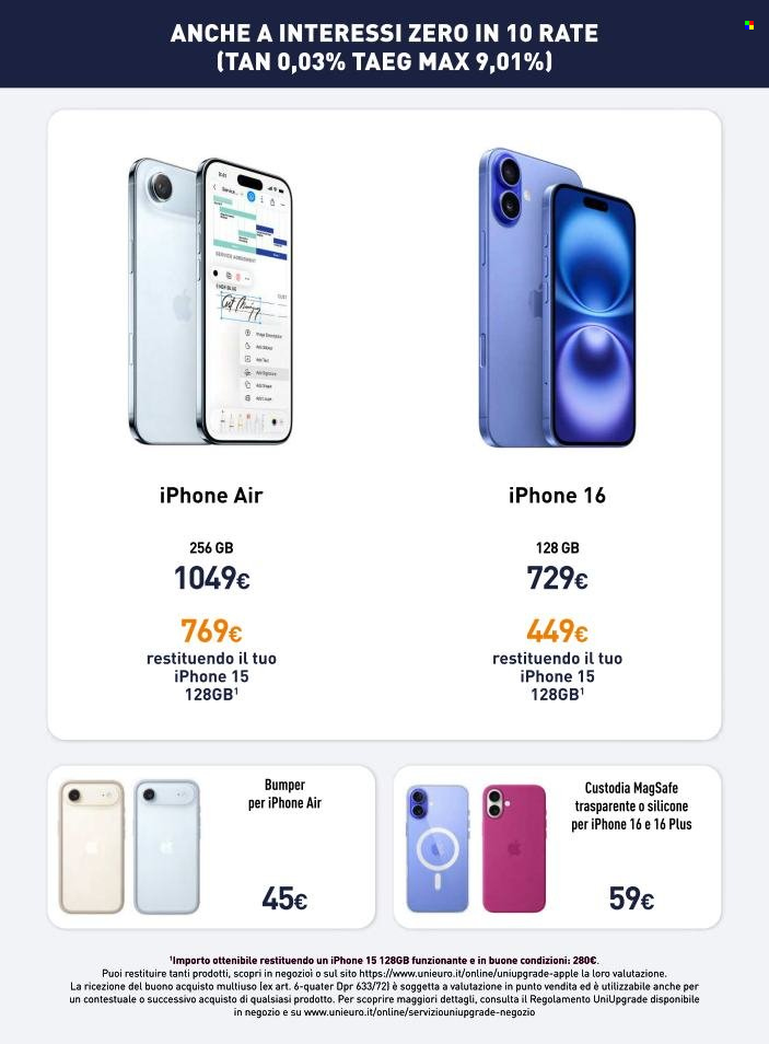 Volantino Unieuro - 20/3/2026 - 27/3/2026. Pagina 10