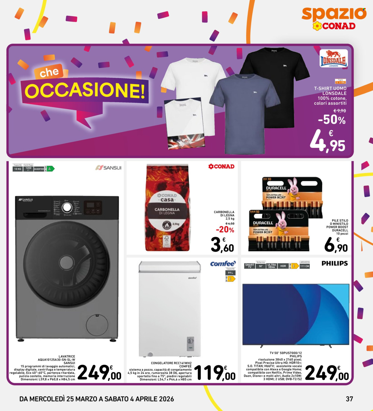 Volantino Spazio Conad - 25/3/2026 - 4/4/2026. Pagina 37