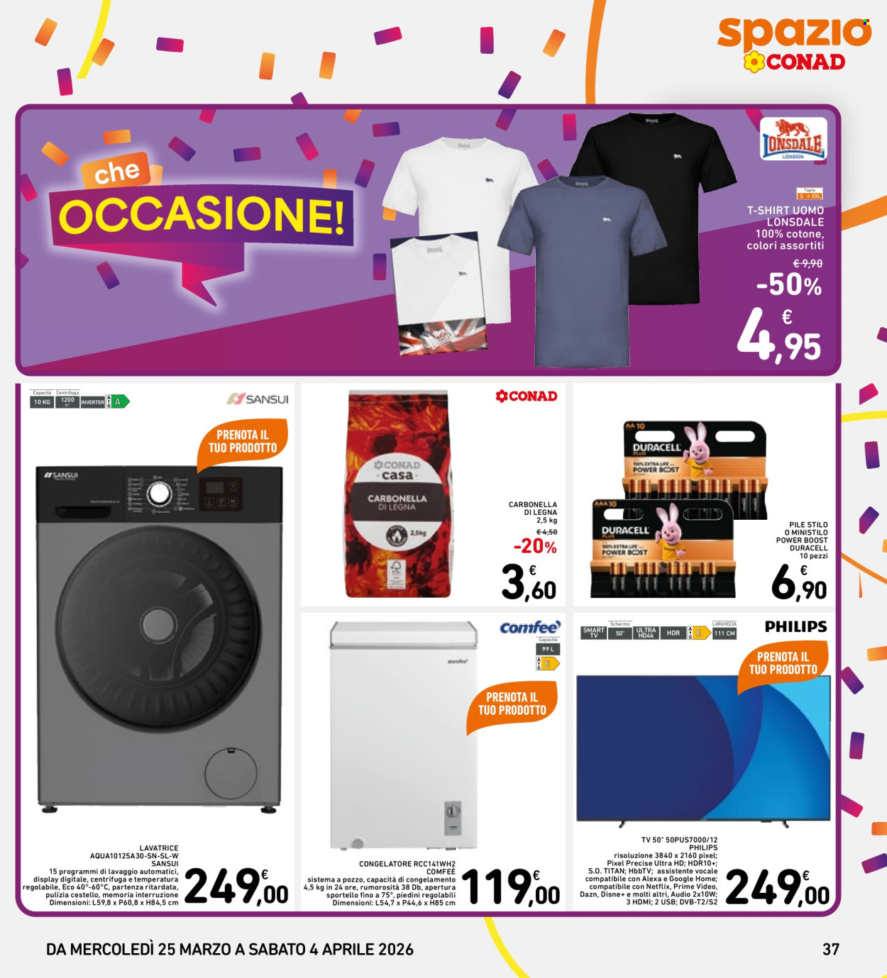 Volantino Spazio Conad - 25/3/2026 - 4/4/2026. Pagina 37
