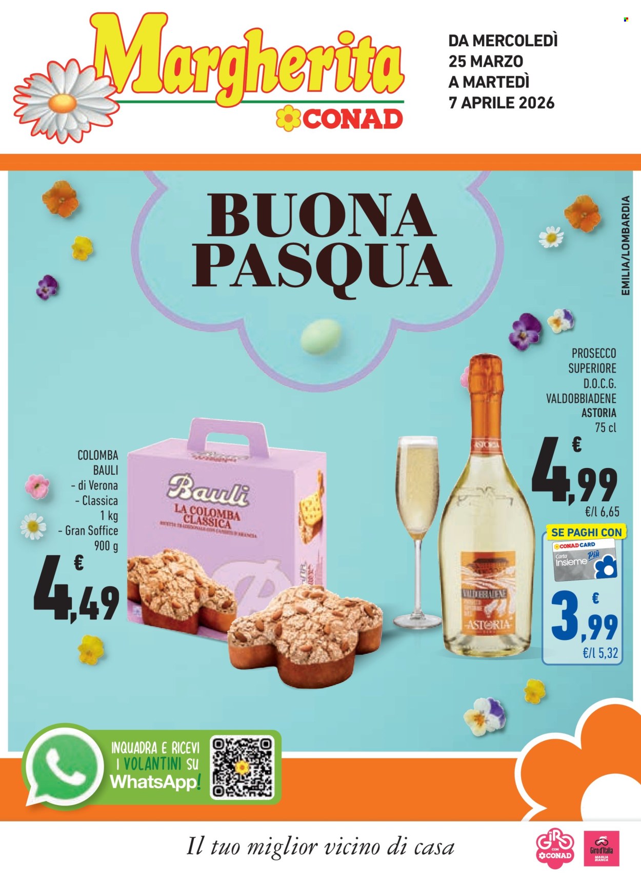 Volantino Margherita Conad - 25/3/2026 - 7/4/2026. Pagina 1