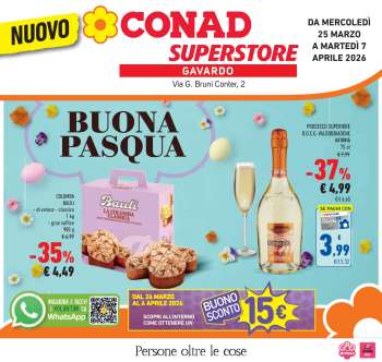 Volantino Conad Superstore - 25/3/2026 - 7/4/2026.