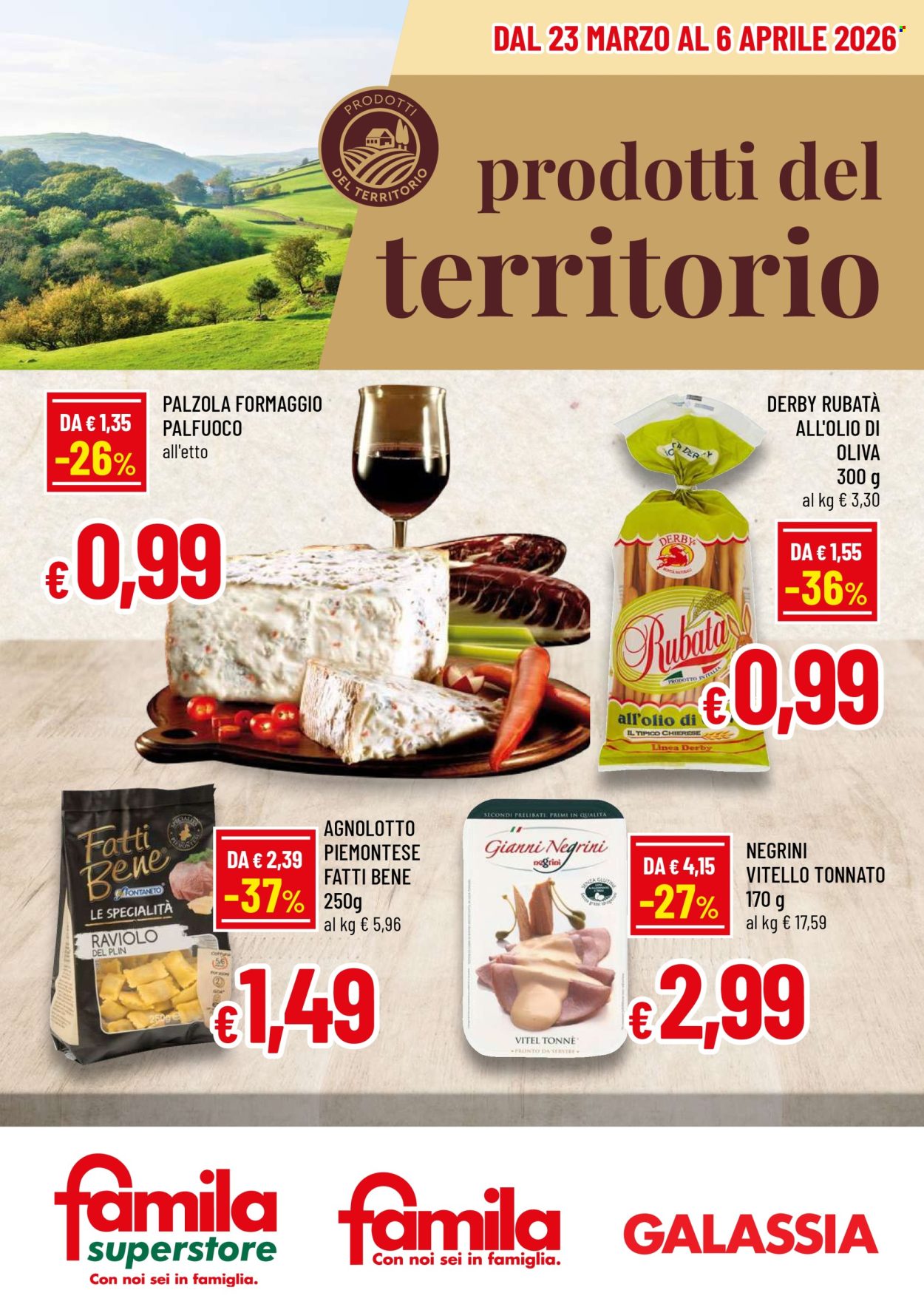 Volantino Famila - 23/3/2026 - 6/4/2026. Pagina 1