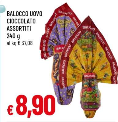BALOCCO UOVO CIOCCOLATO ASSORTITI