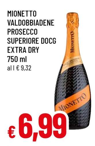 Mionetto Valdobbiadene Prosecco Superiore DOCG Extra Dry
