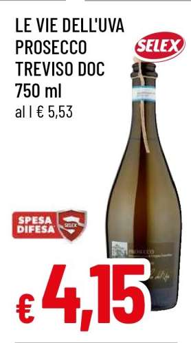 LE VIE DELL'UVA PROSECCO TREVISO DOC