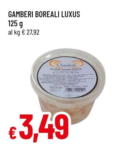 GAMBERI BOREALI LUXUS