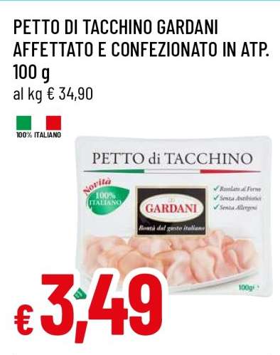 PETTO DI TACCHINO GARDANI