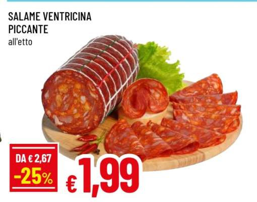 Salame ventricina piccante