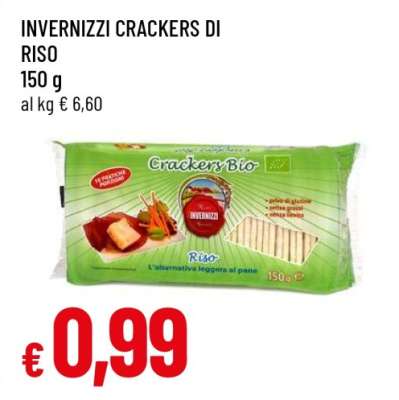 INVERNIZZI CRACKERS DI RISO