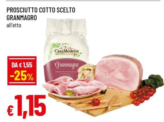 PROSCIUTTO COTTO SCELTO GRANMAGRO