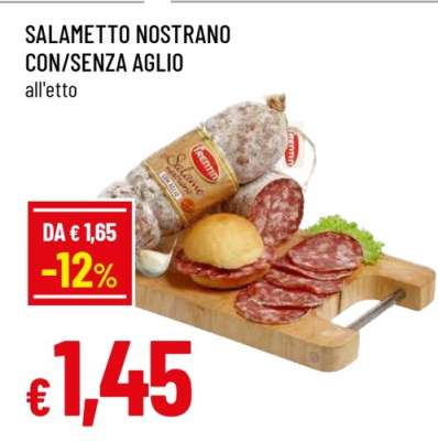 SALAMETTO NOSTRANO CON/SENZA AGLIO