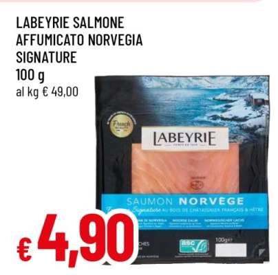 LABEYRIE SALMONE AFFUMICATO NORVEGIA SIGNATURE