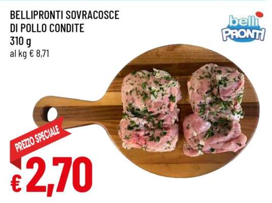 BELLIPRONTI SOVRACOSCE DI POLLO CONDITE