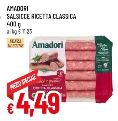 Amadori Salsicce Ricetta Classica