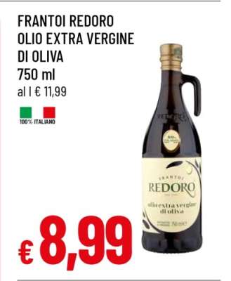 FRANTOI REDORO OLIO EXTRA VERGINE DI OLIVA
