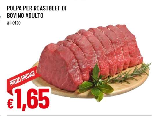 POLPA PER ROASTBEEF DI BOVINO ADULTO