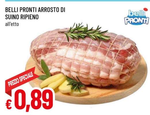 BELLI PRONTI ARROSTO DI SUINO RIPIENO