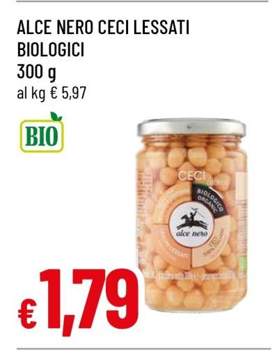 ALCE NERO CECI LESSATI BIOLOGICI