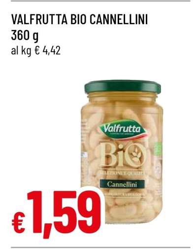 VALFRUTTA BIO CANNELLINI