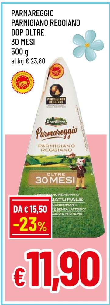 Parmareggio Parmigiano Reggiano DOP Oltre 30 Mesi