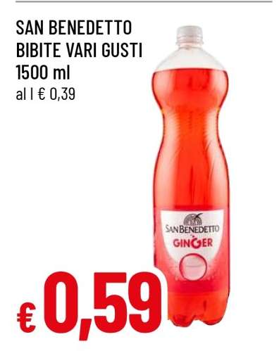 SAN BENEDETTO BIBITE VARI GUSTI