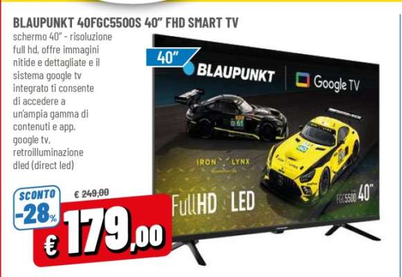 BLAUPUNKT 40FGC5500S 40" FHD SMART TV