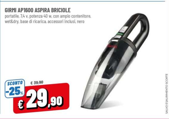 GIRMI AP1600 ASPIRA BRICIOLE