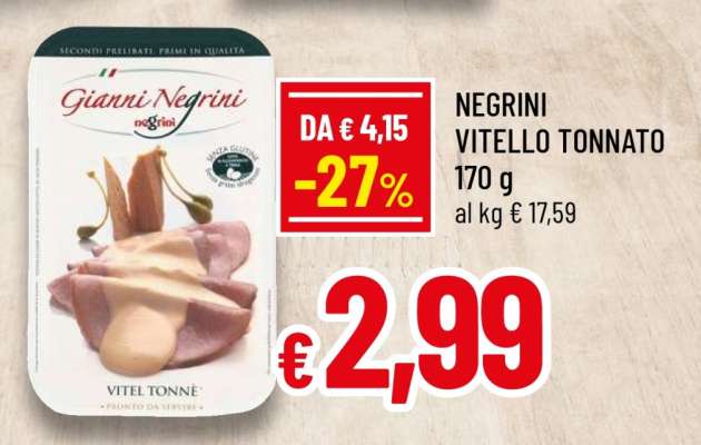 NEGRINI VITELLO TONNATO
