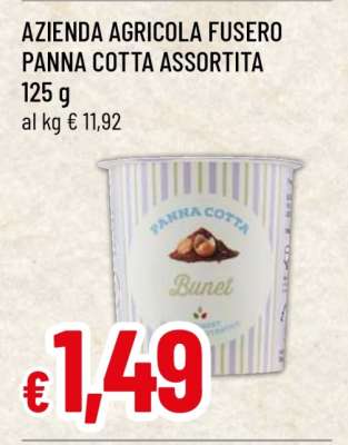 AZIENDA AGRICOLA FUSERO PANNA COTTA ASSORTITA
