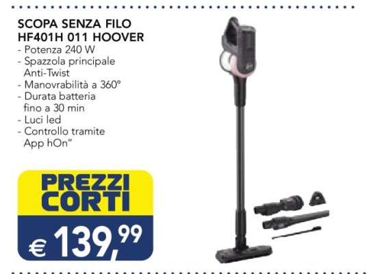 SCOPA SENZA FILO HF401H 011 HOOVER