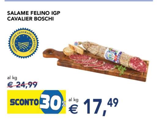Salame Felino IGP Cavalier Boschi
