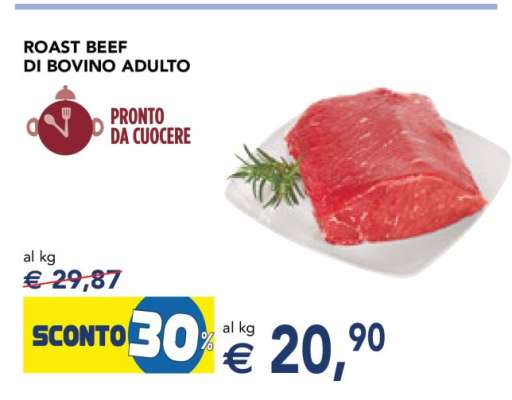 Roast Beef di Bovino Adulto