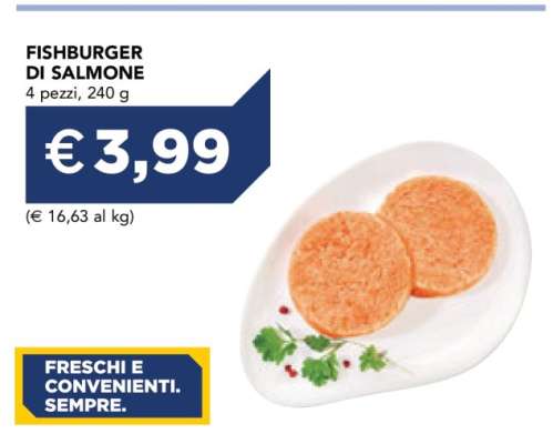 Fishburger di Salmone