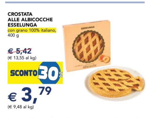 Crostata alle Albicocche Esselunga