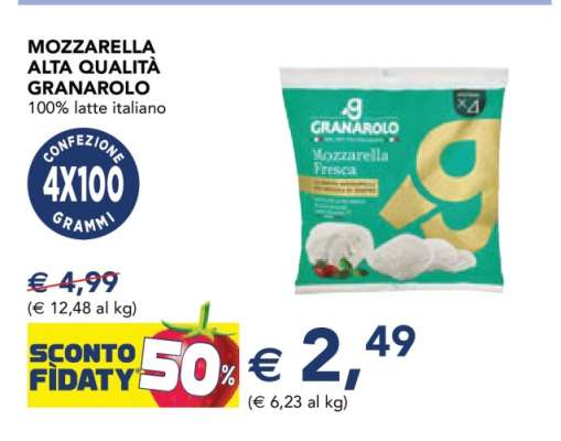 Mozzarella Alta Qualità Granarolo