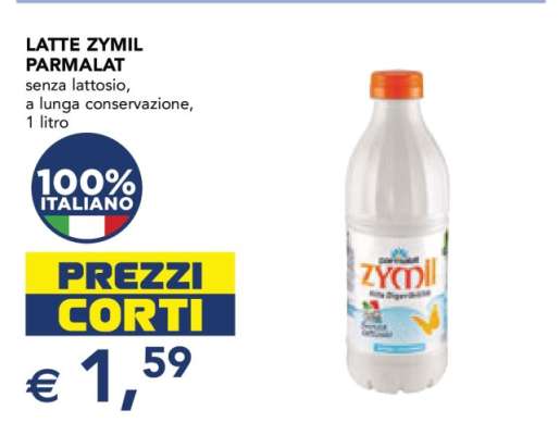Latte Zymil Parmalat