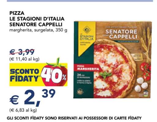 PIZZA LE STAGIONI D’ITALIA SENATORE CAPPELLI