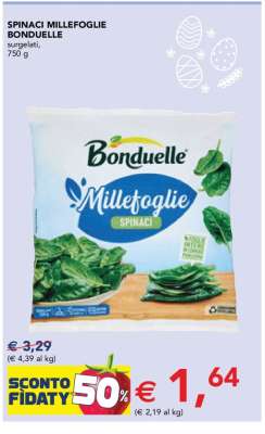 Spinaci Millefoglie Bonduelle