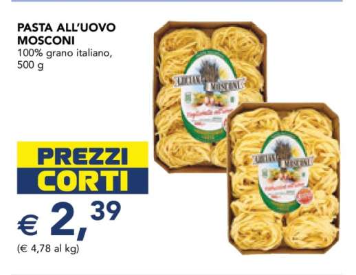 Pasta all'Uovo Mosconi