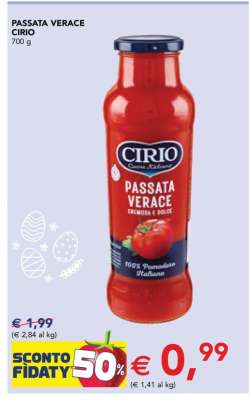 Passata Verace Cirio