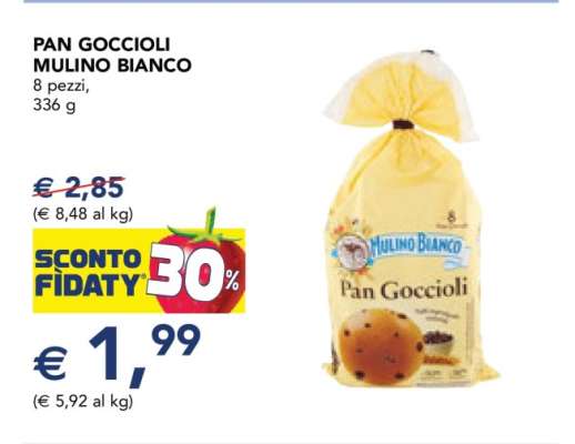 Pan Goccioli Mulino Bianco