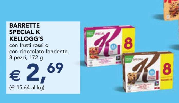 BARRETTE SPECIAL K KELLOGG'S