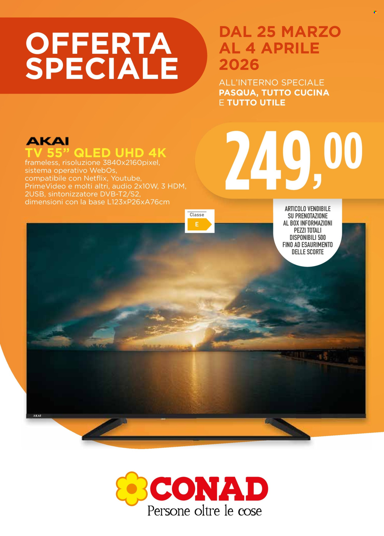 Volantino Conad - 25/3/2026 - 4/4/2026. Pagina 1