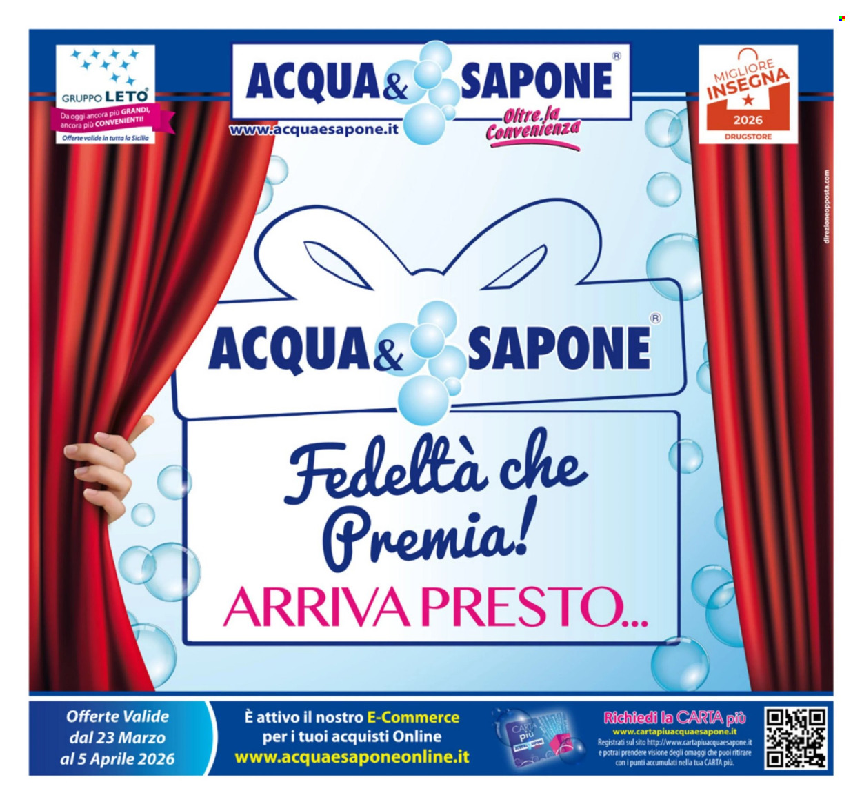 Volantino Acqua & Sapone - 23/3/2026 - 5/4/2026. Pagina 1
