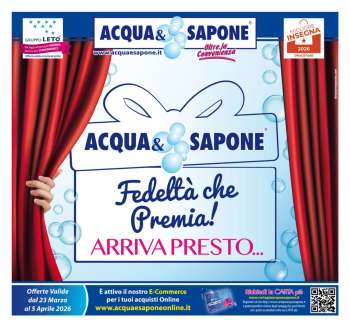 Volantino Acqua & Sapone - 23/3/2026 - 5/4/2026.