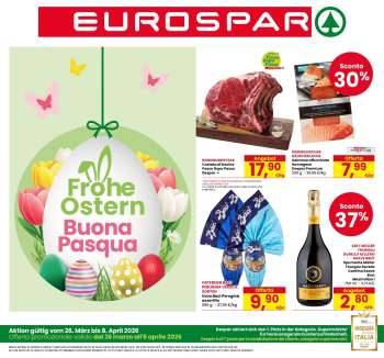 Volantino Eurospar - 26/3/2026 - 8/4/2026.