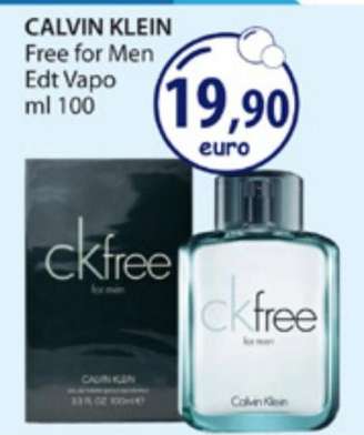 CALVIN KLEIN Free for Men Edt Vapo