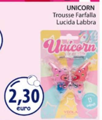 UNICORN Trousse Farfalla Lucida Labbra